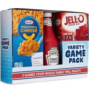 Big G Creative Variety Game Pack Kraft, HEINZ,  JELL-O Family Board Games NWT